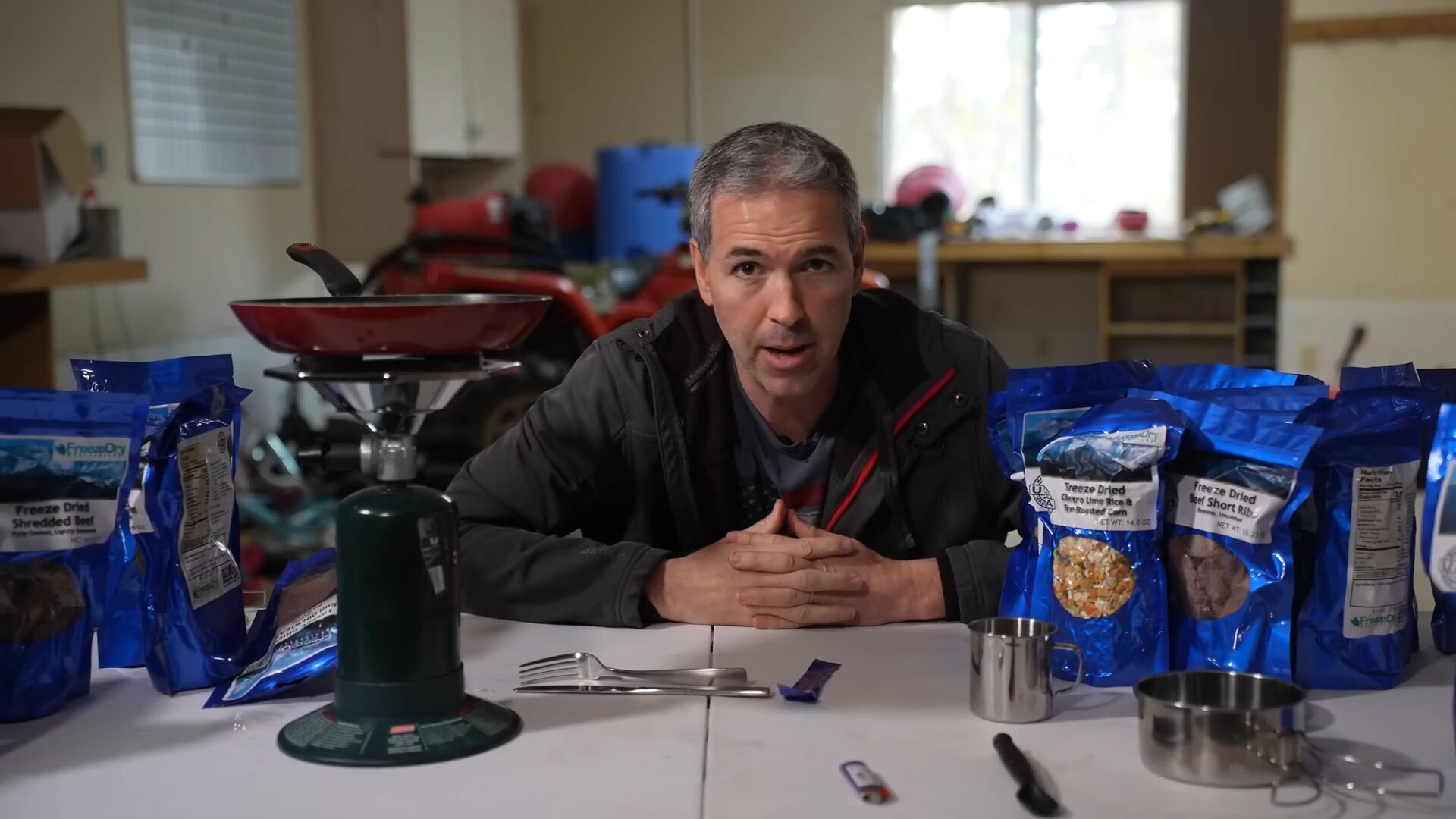 Eating two-decade-old freeze-dried meat to test long-term food storage claims