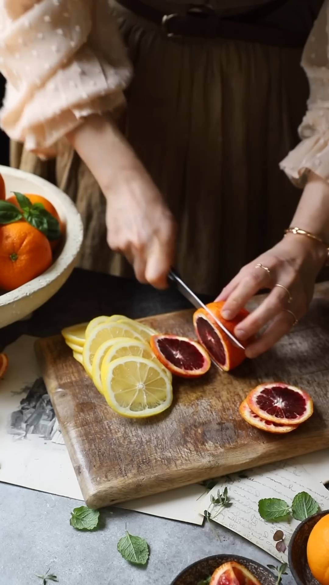 Elegant holiday baking including citrus cake and lobster tail pastry
