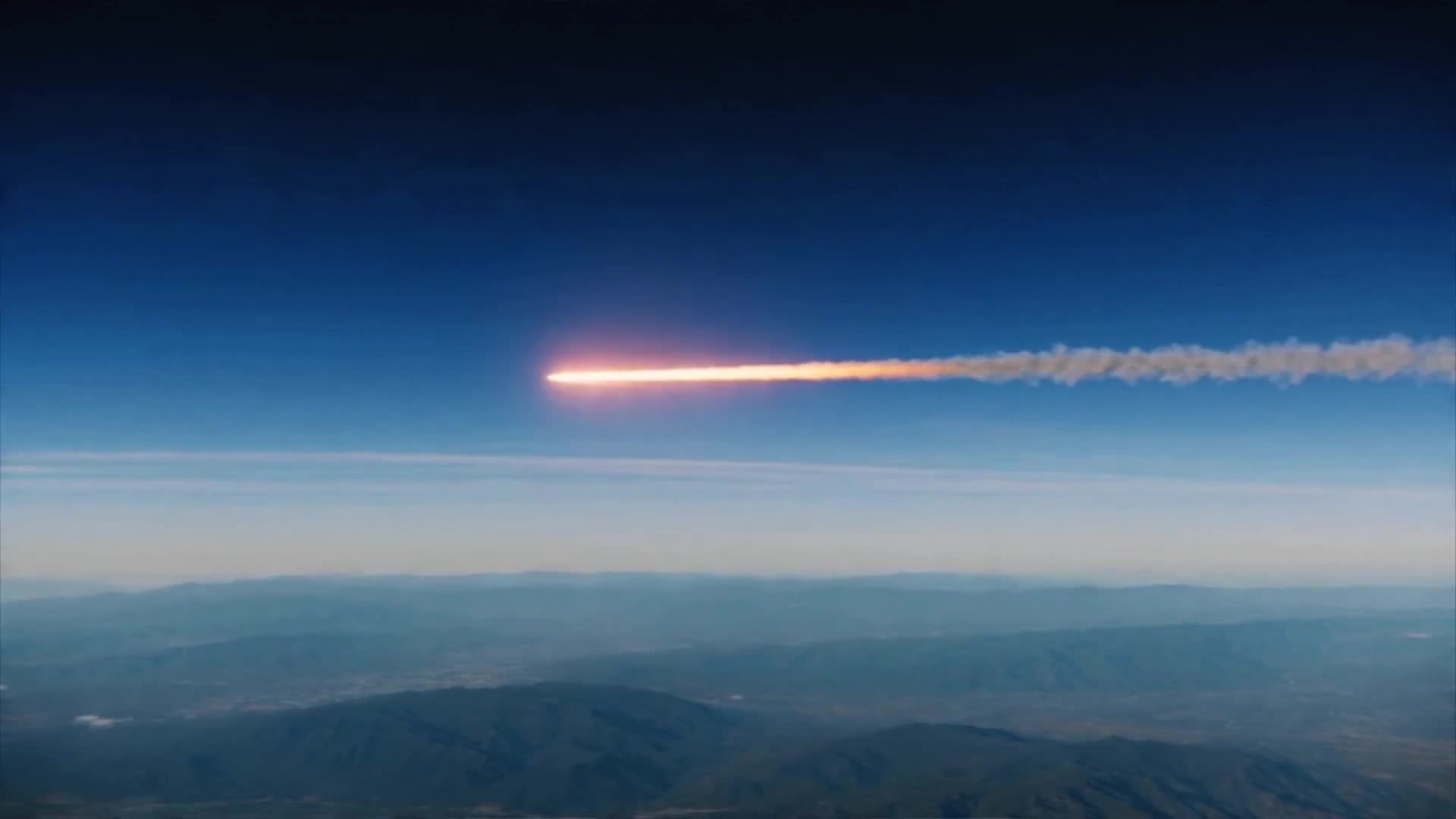 Destroyer launches hypersonic strike against hostile vessel