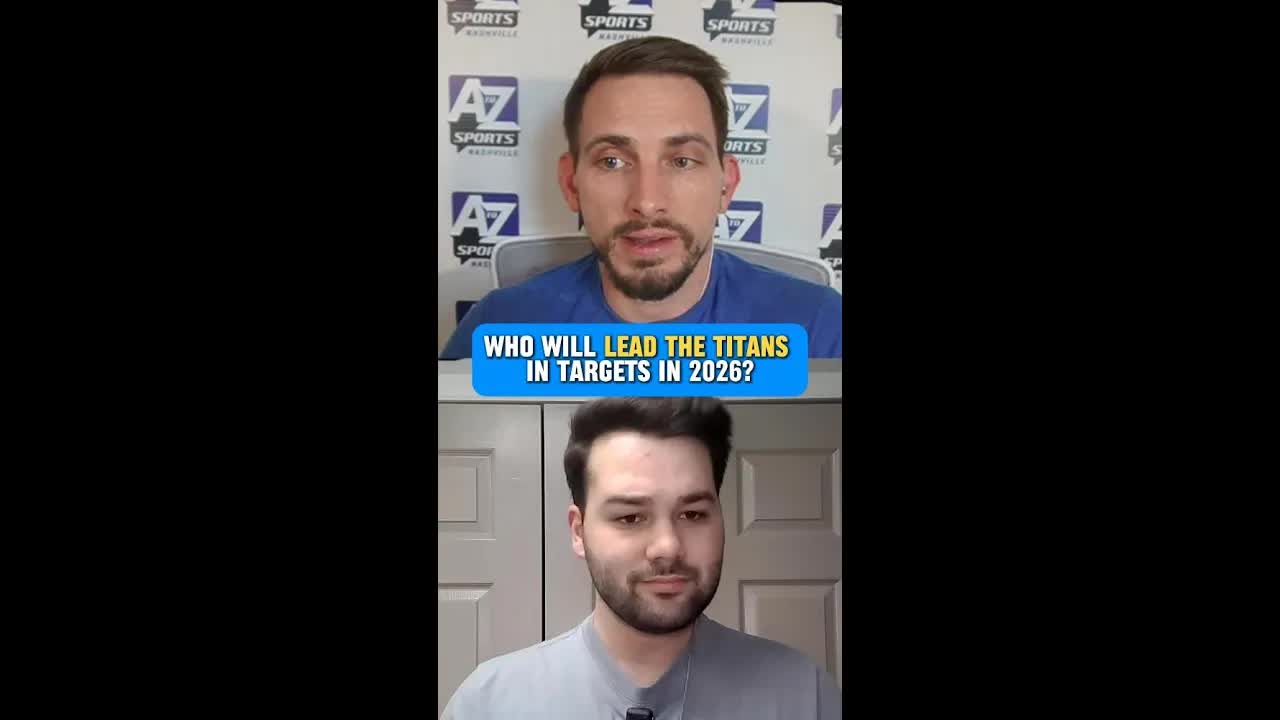 Who is your pick to the lead the #Titans in targets in 2026