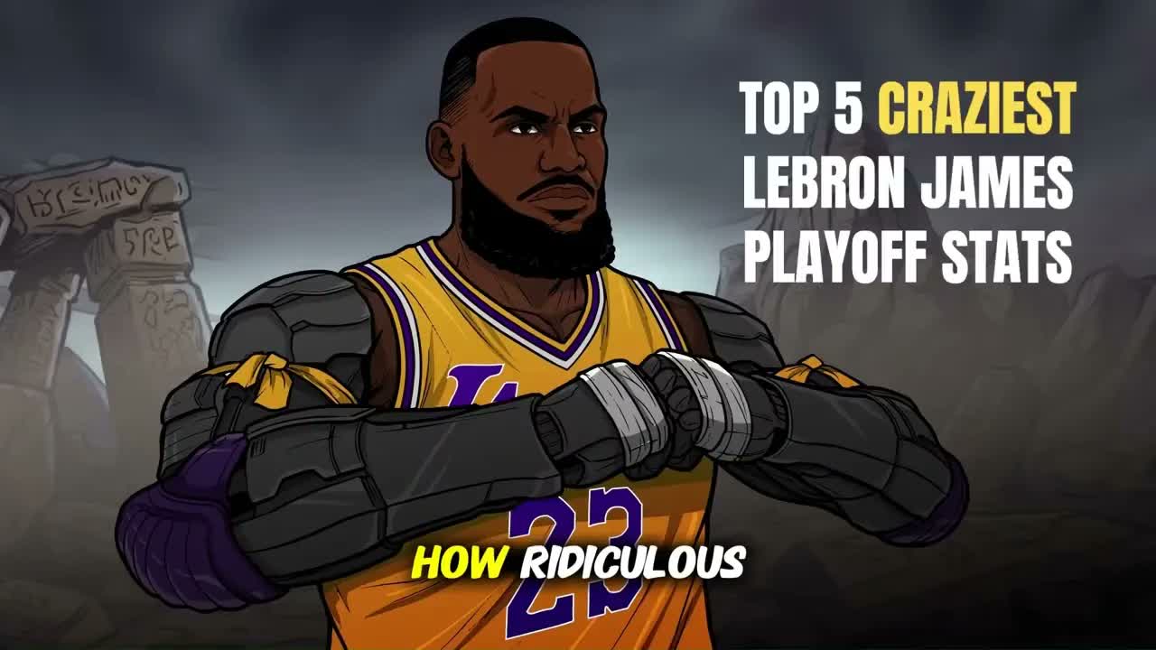 Five Absolutely INSANE LeBron James Playoff Stats