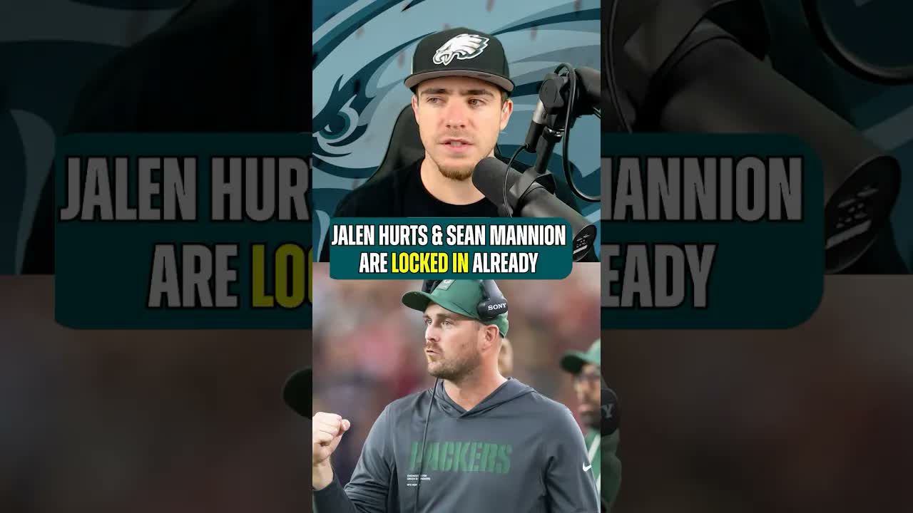 The #Eagles Are Setting Jalen Hurts Up To Succeed, With Sean Mannion 🔥#philadelphiaeagles #nflnews