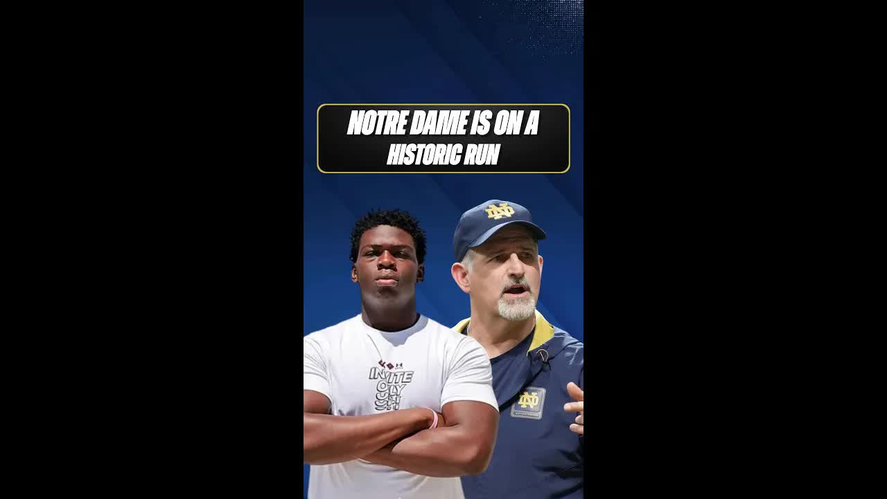 The #FightingIrish have been on a HISTORIC run when it comes to recruiting offensive linemen