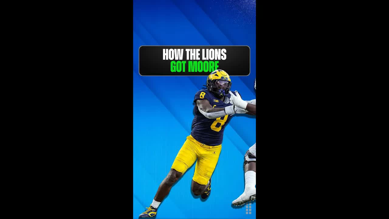 The #DetroitLions stayed aggressive during the draft and eventually got their guy  #NFLDraft