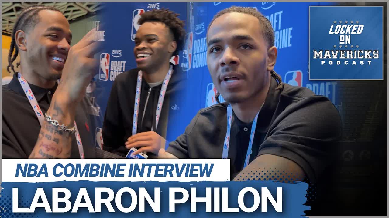 Labaron Philon 2026 NBA Draft Combine Interview | Dallas Mavericks Draft Target?