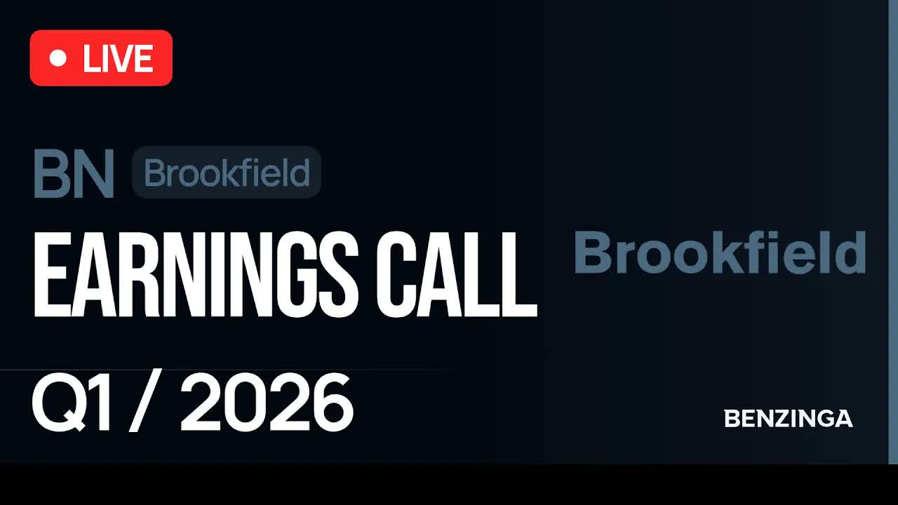 Brookfield Q1 FY26 Earnings Call | $BN | 🔴 WATCH LIVE