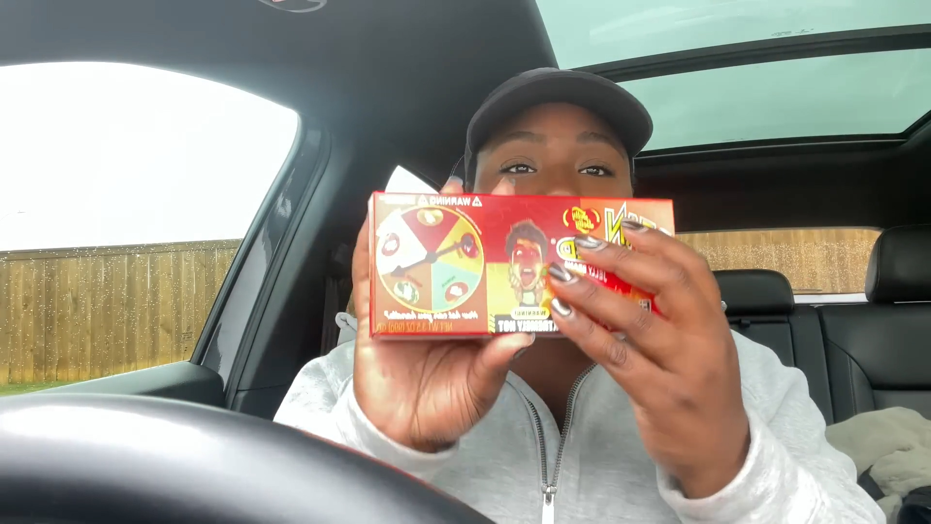 His instant regret biting into extremely spicy jelly bean