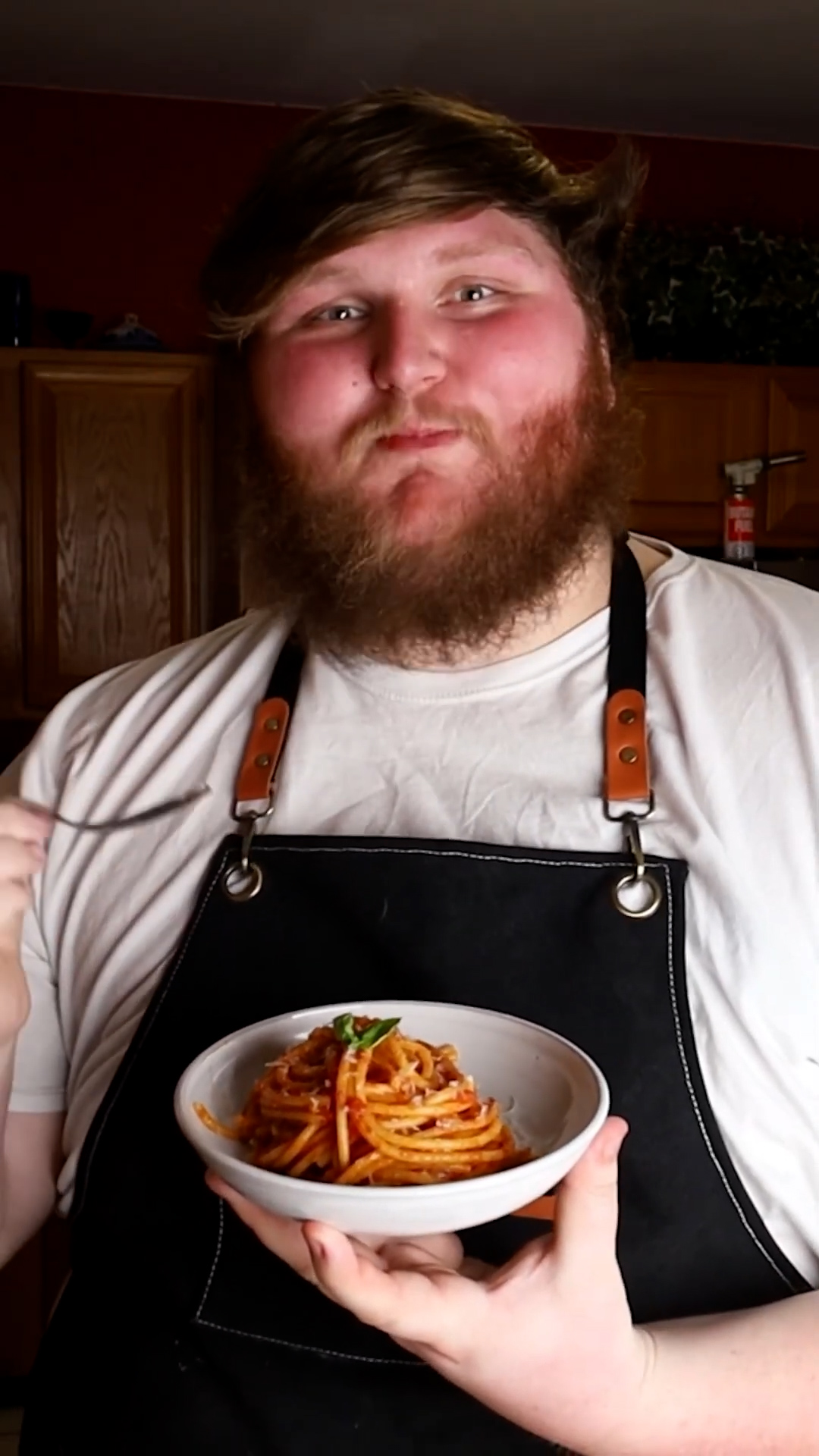 Simple six-ingredient pasta sauce with tomatoes, garlic, and fresh basil