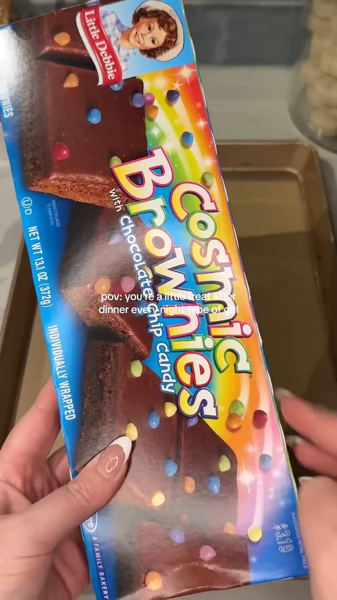 Packaged brownie wrapped in flaky pastry dough creates hybrid