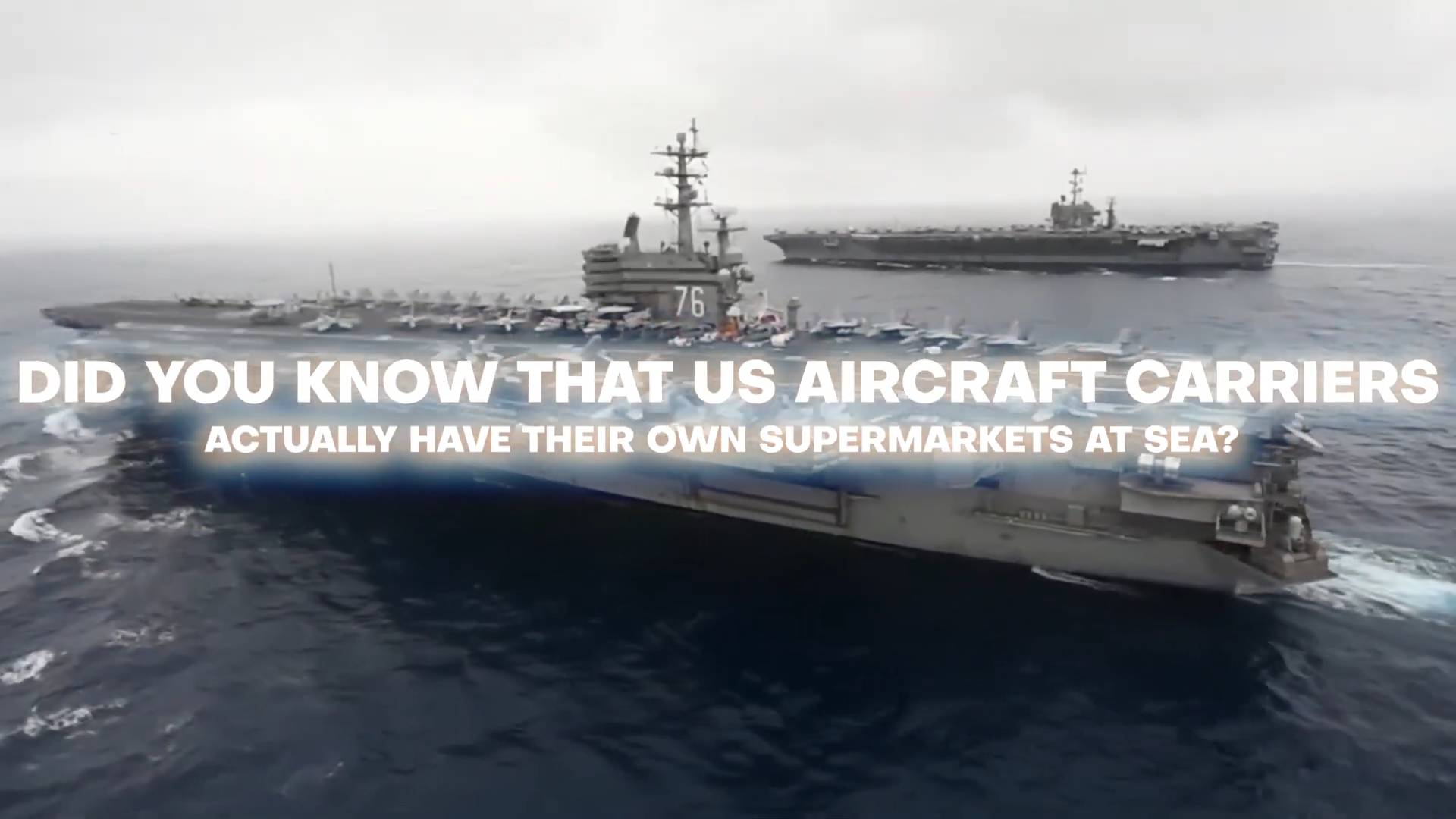 Carrier ship's store inventory and operations