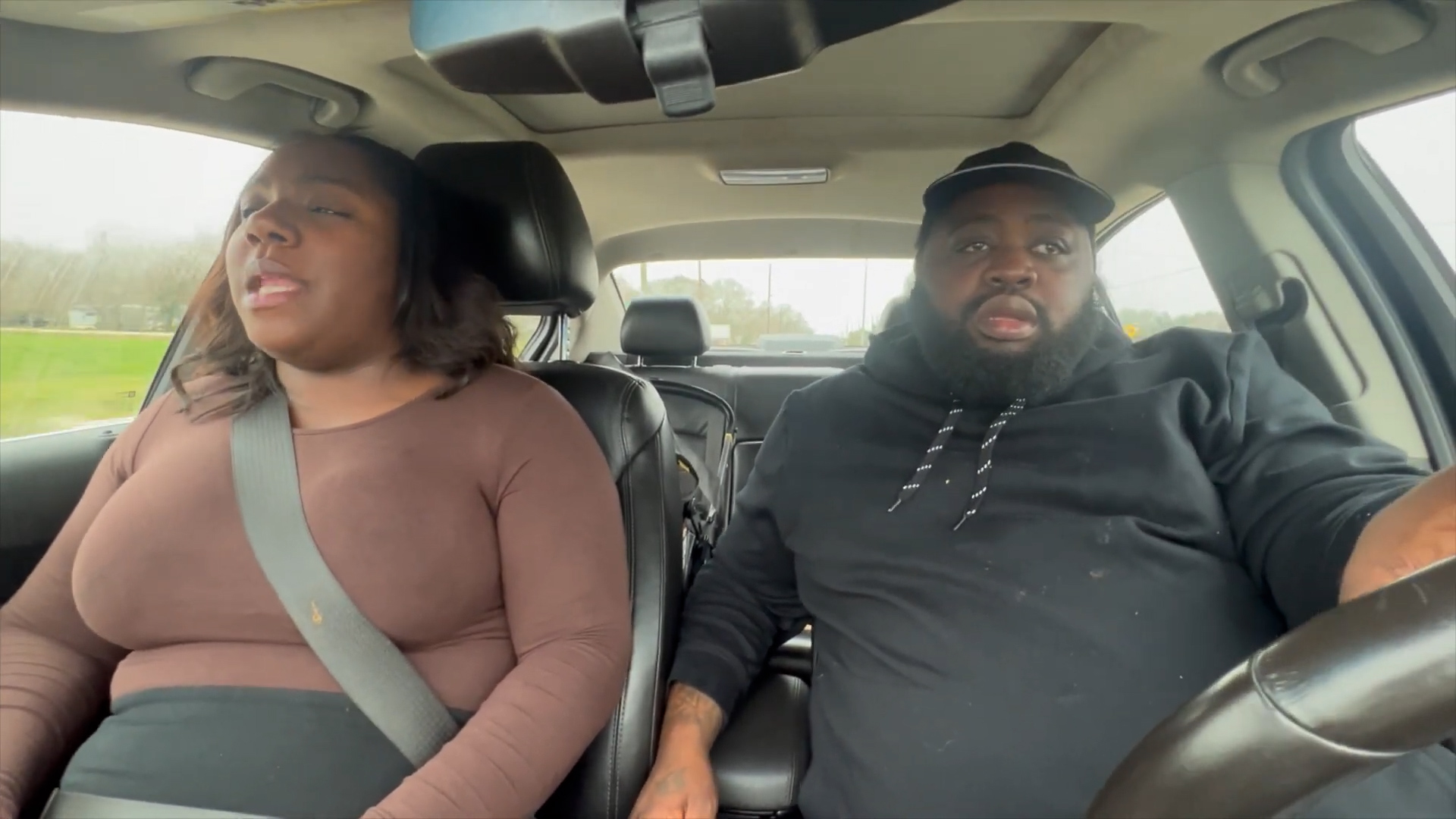 Pretending we're being chased by police terrifies wife