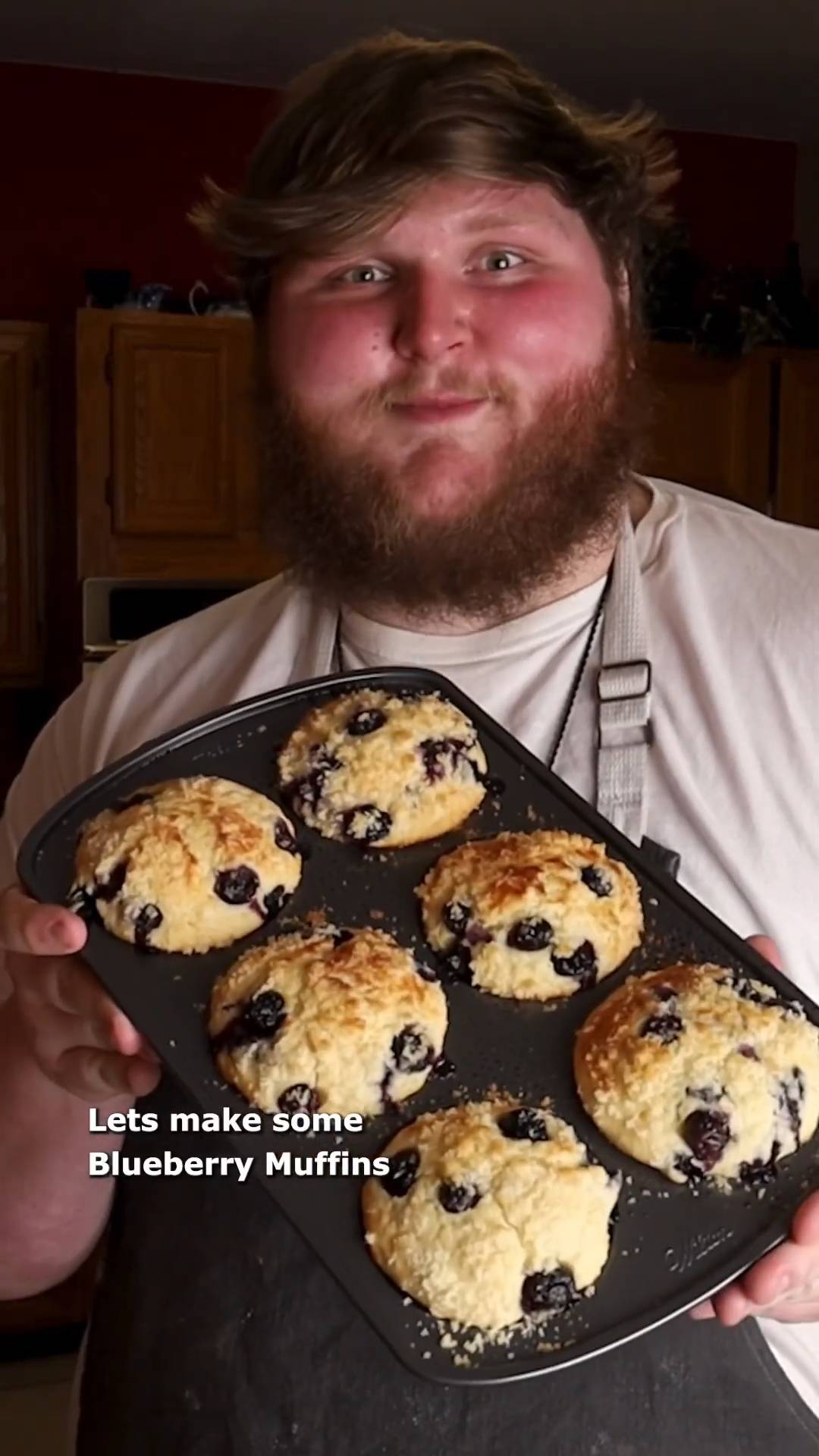 Fluffy blueberry muffins bursting with fresh berries and streusel topping