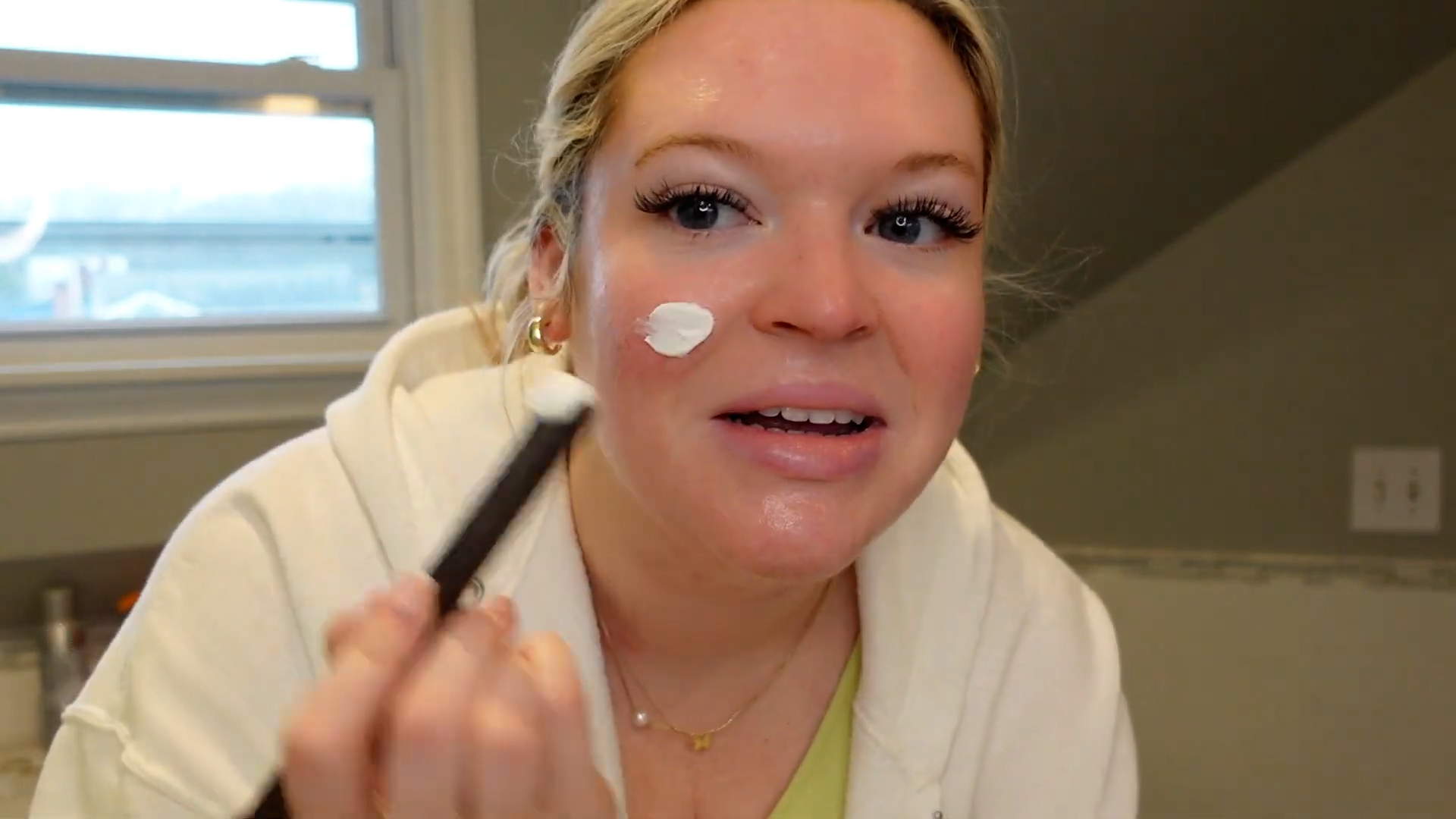 Productive day with chores and beauty product review showing results