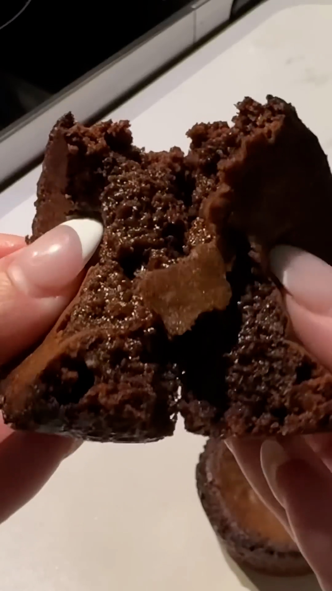Personal-sized brownie baked without full batch commitment