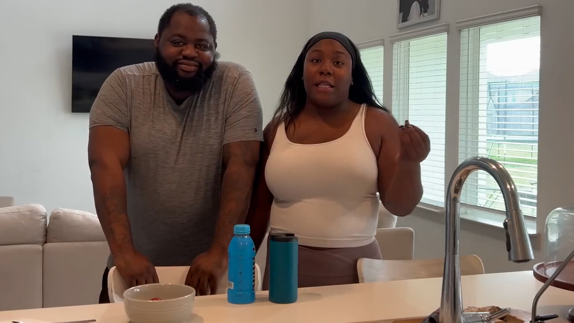 Tricking husband into consuming beauty product unknowingly