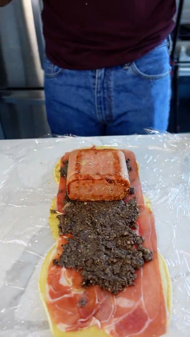 Making beef wellington but with spam instead and it actually works