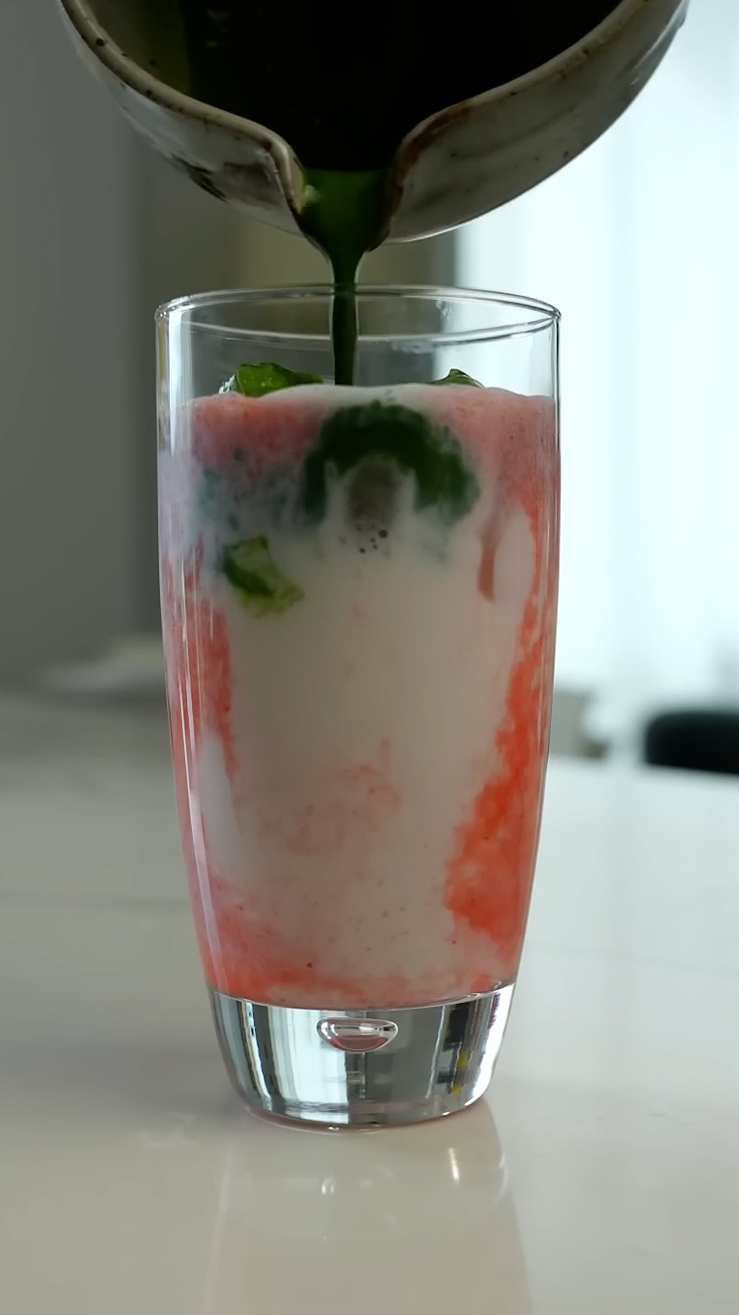 Brooklyn's famous strawberry matcha latte recreated in your own kitchen