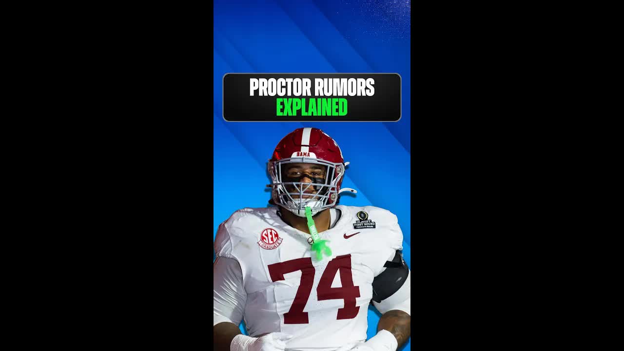 Maybe the #DetroitLions never bought the Kadyn Proctor hype 👀 #NFLDraft