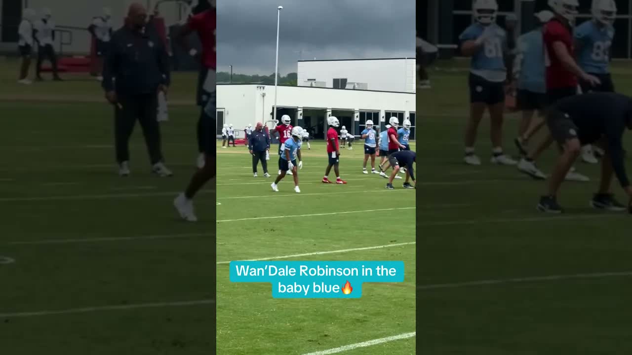 #Titans WR Wan’Dale Robinson is looking ready to go! #wandalerobinson #widereceiver #nashville #nfl