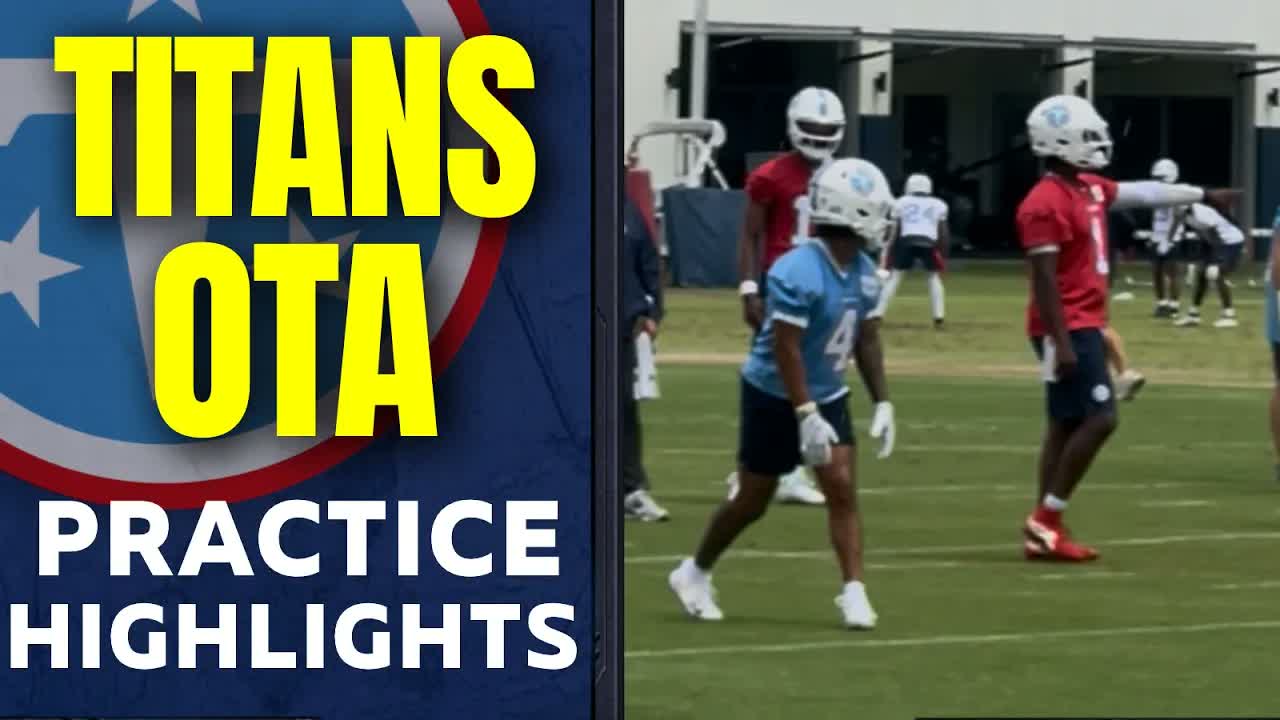 Tennessee Titans Highlights from OTA Practice: Cam Ward, Carnell Tate, and more!