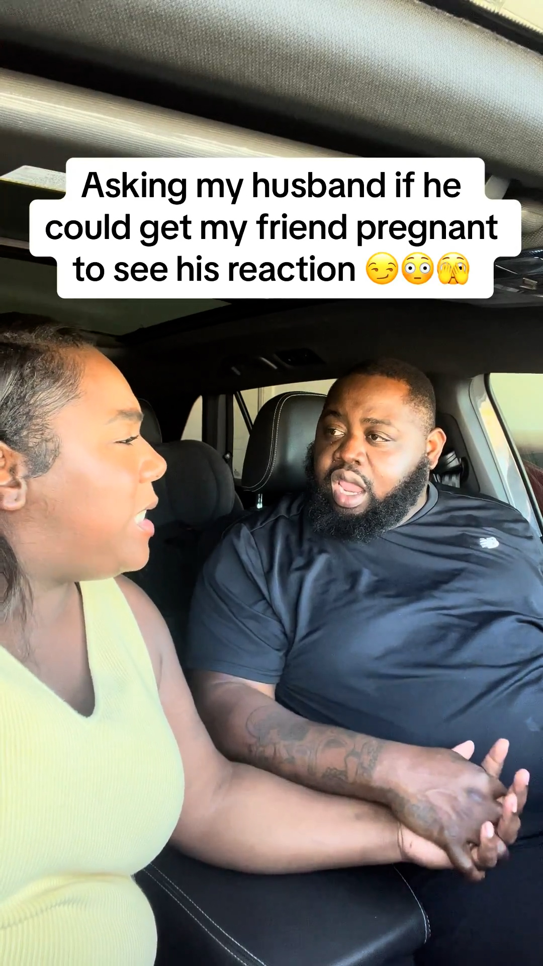 His bewildered reaction to bizarre pregnancy request