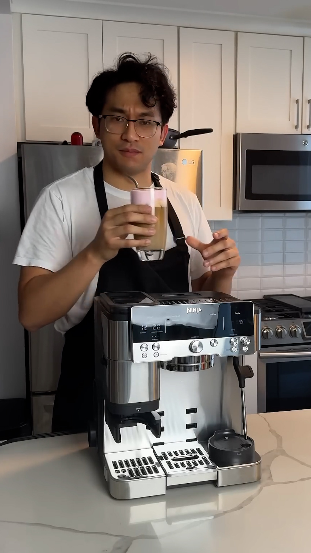 Creating the perfect strawberry cold foam to top your iced latte