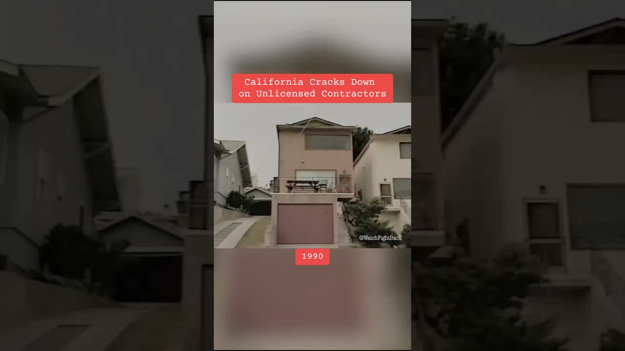 California Cracks Down on Unlicensed Contractors