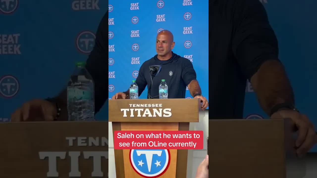 It’s all mental right now for the OLine. #tennesseetitans #offensivelinemen #robertsaleh #atozsports