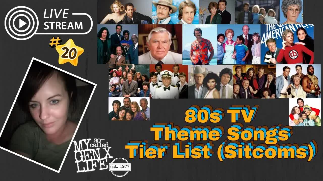 Let's Make A 1980s TV Theme Songs Tier List! (Livestream #20)