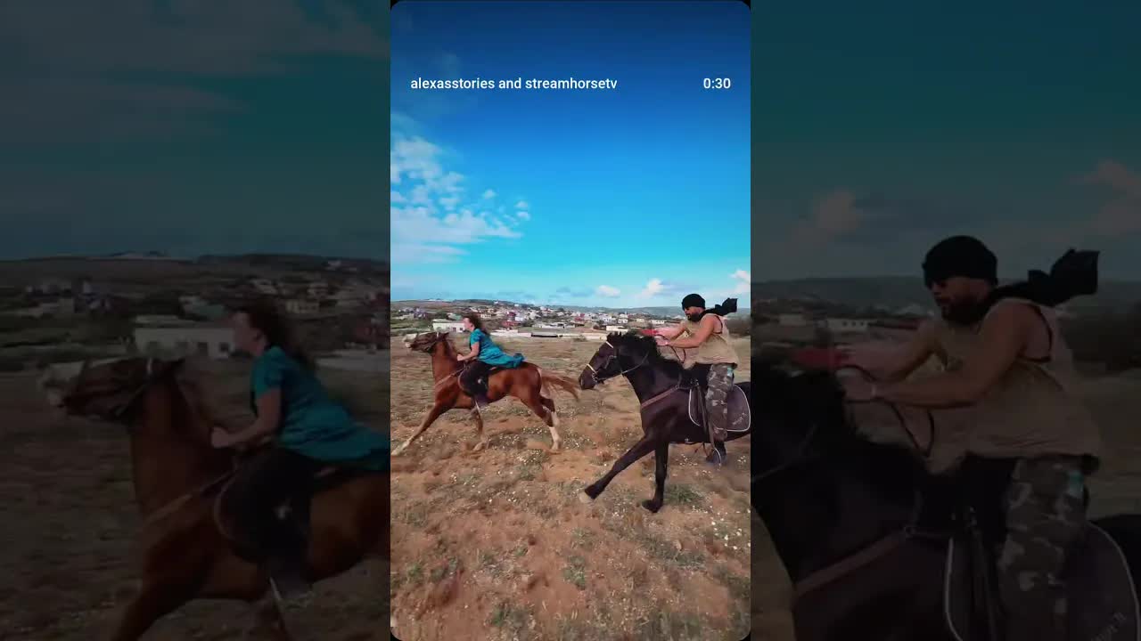 There is nothing more exciting than chasing the wind & sunsets on horseback!