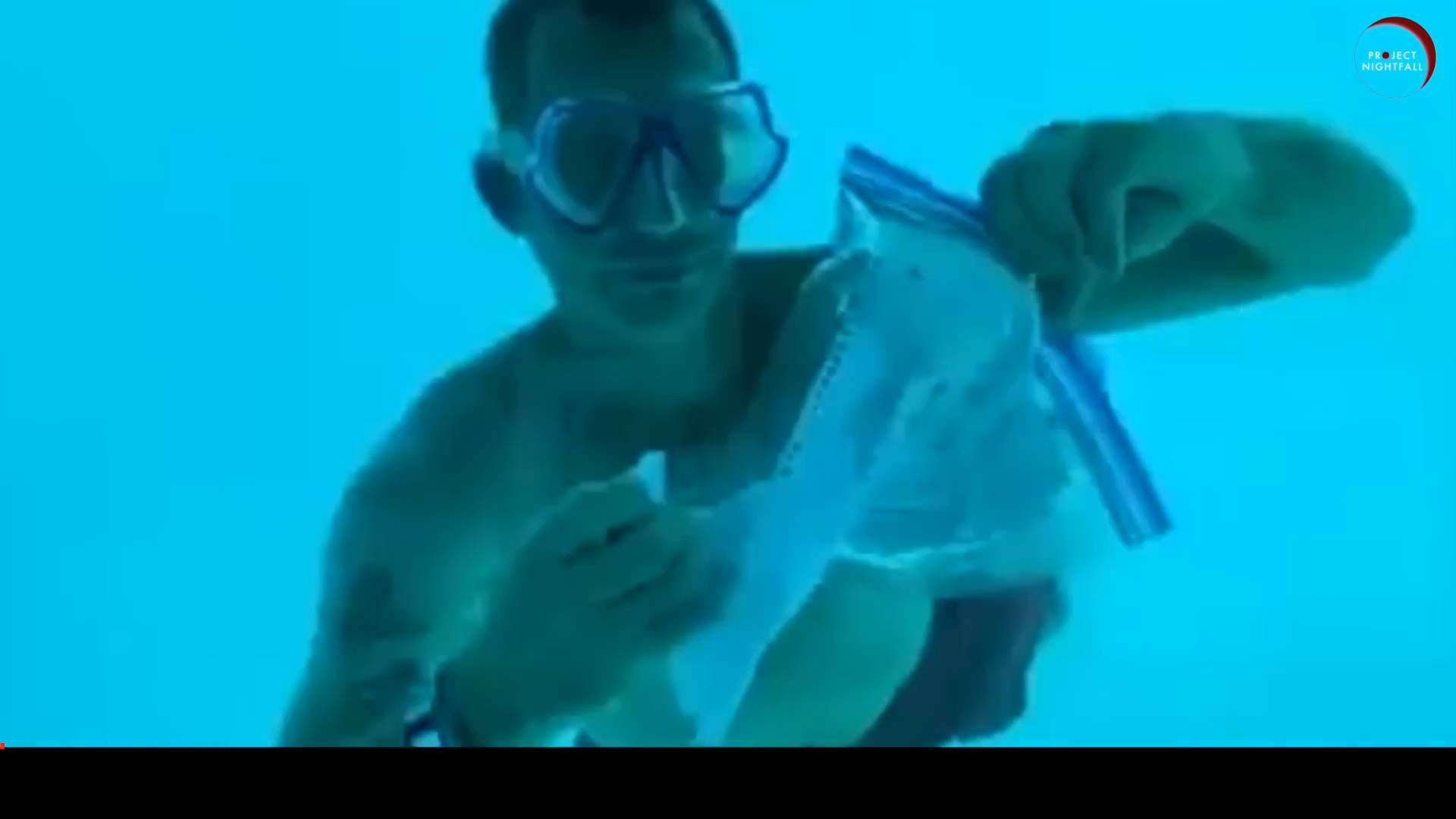 He died underwater after proposing