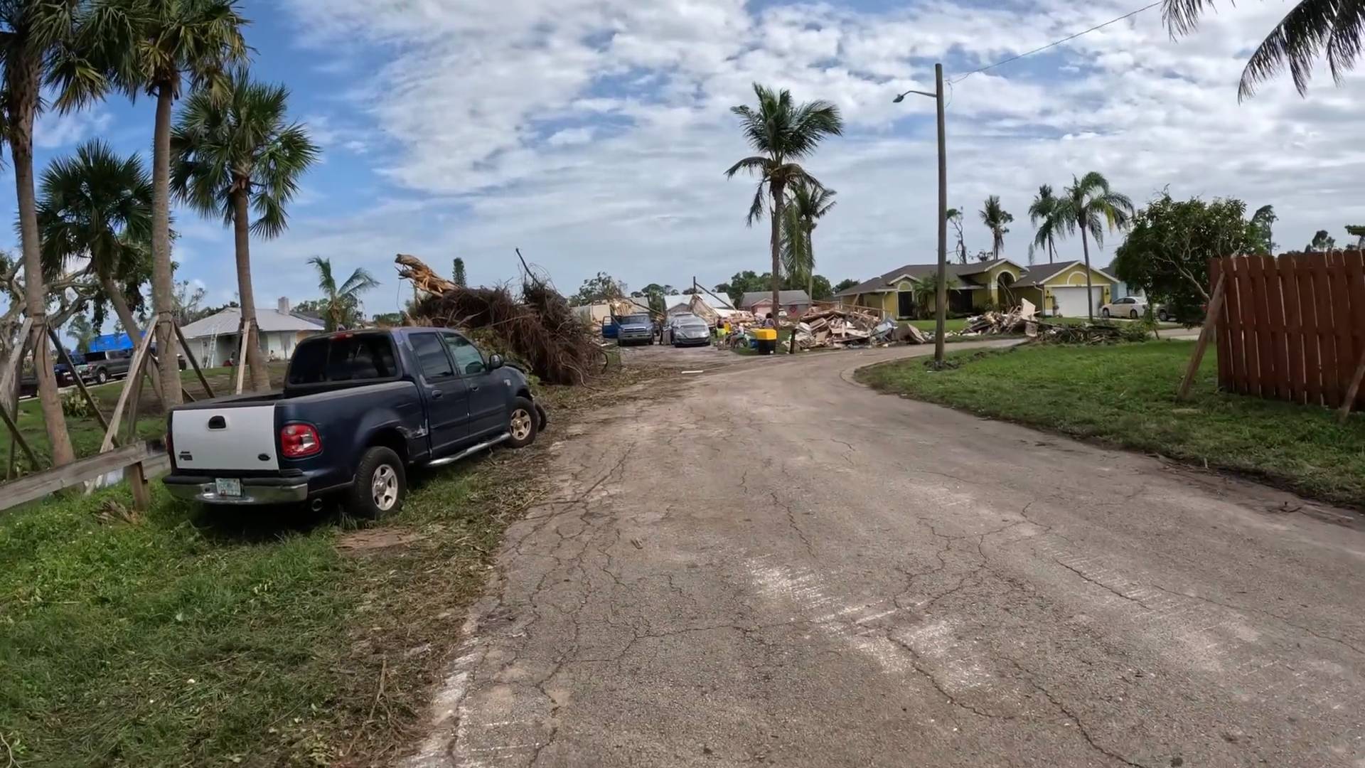 Tornado destruction caught on camera