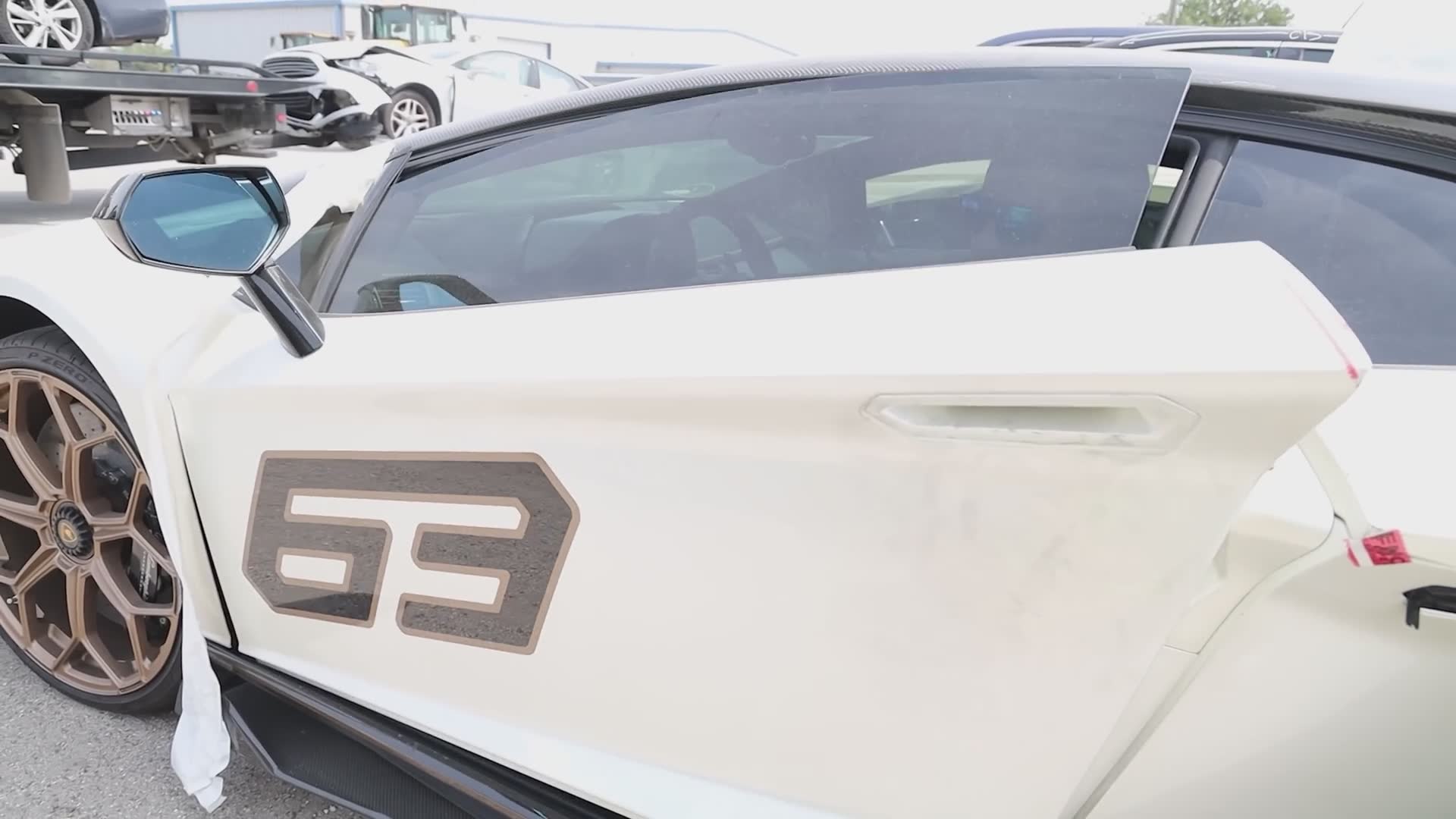 We found the famous crashed and stolen Lamborghini Aventador