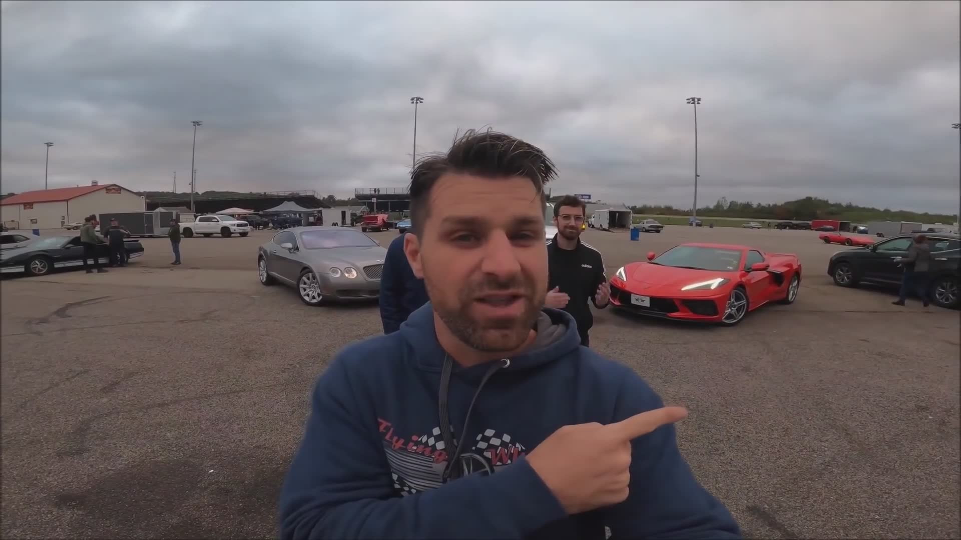 Drag race features C8 Corvette vs Duramax diesel vs twin turbo V12 Bentley GT