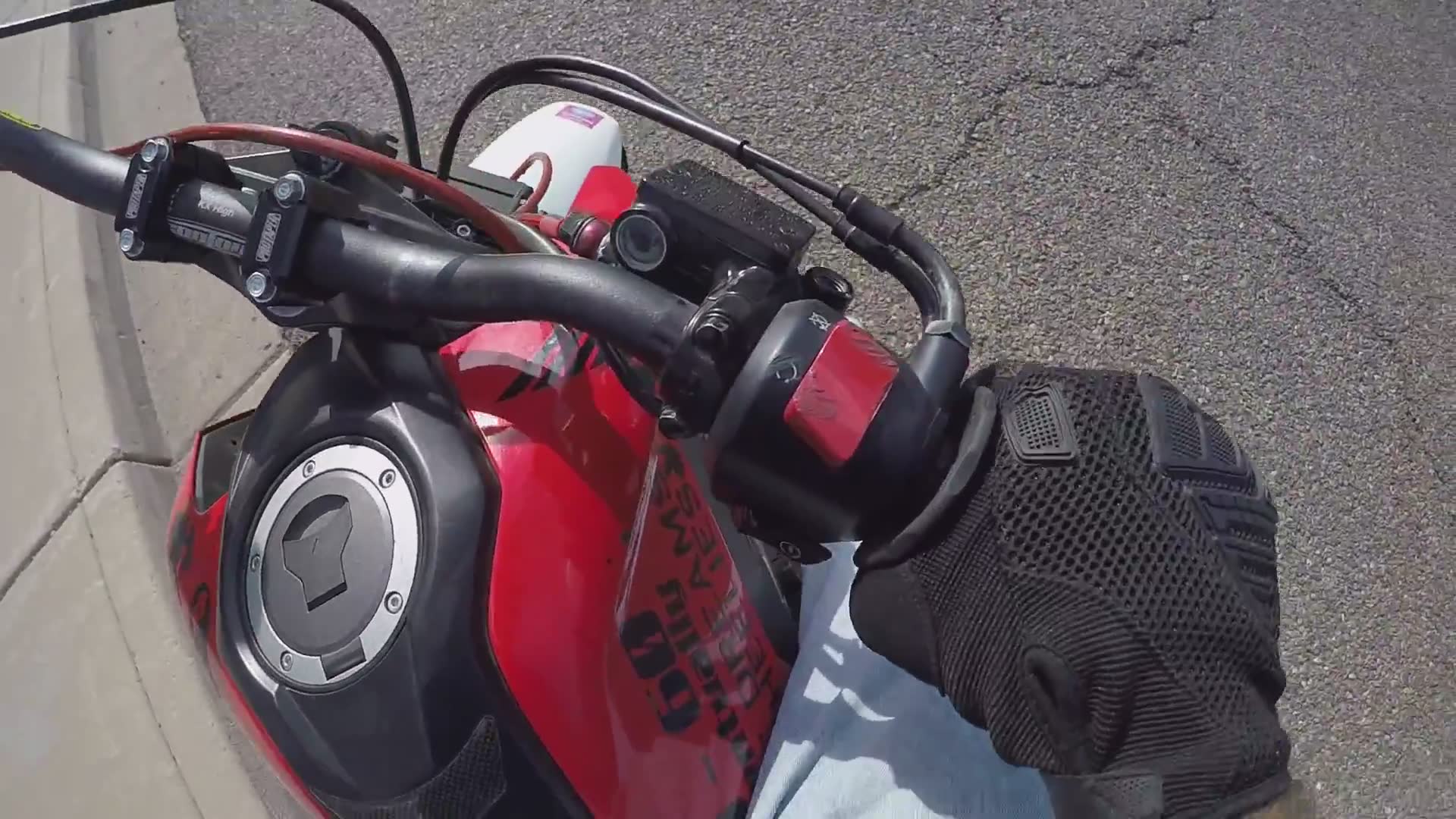 Don't ride a motorcycle like this
