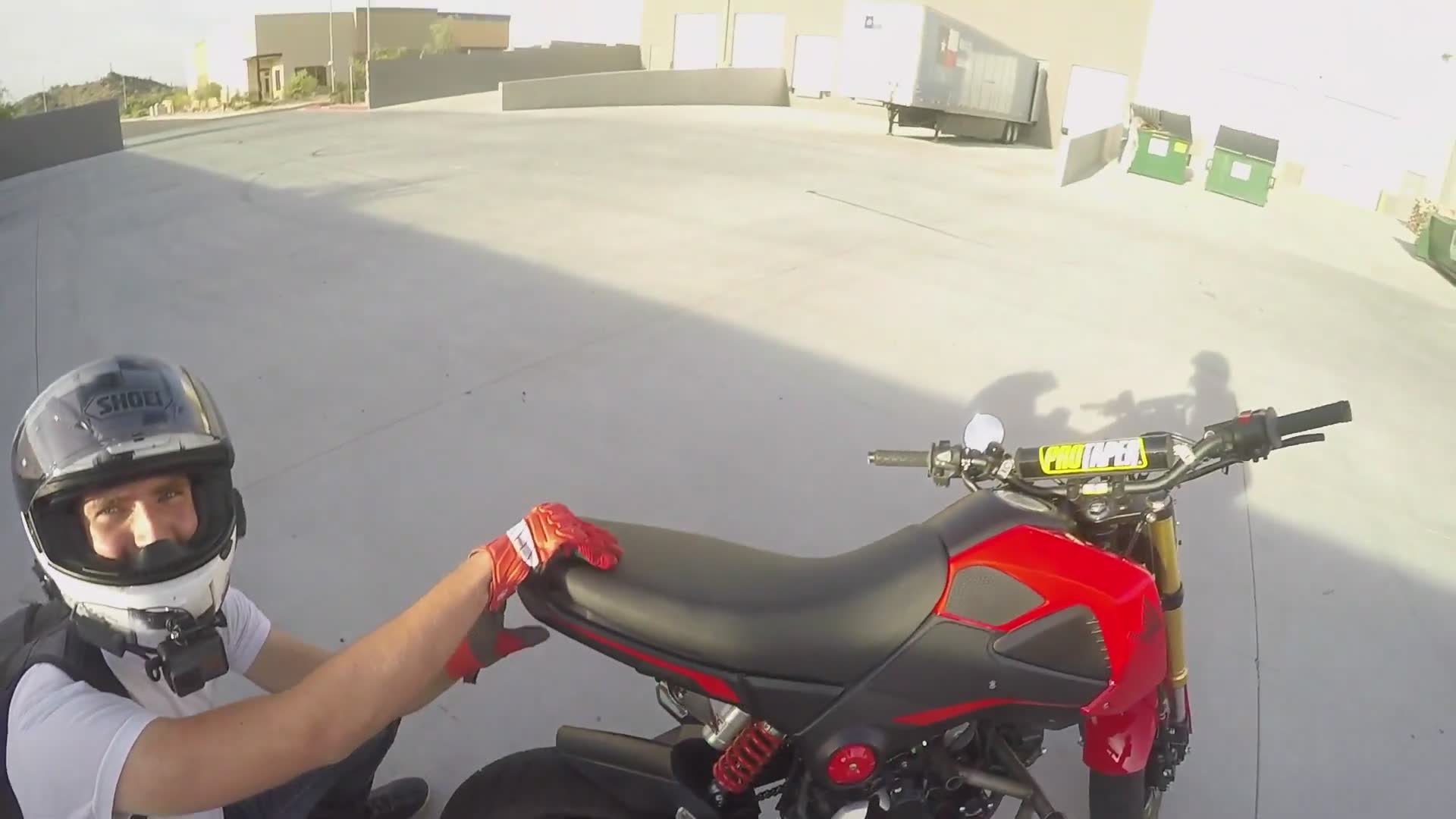 Our poor Honda Groms