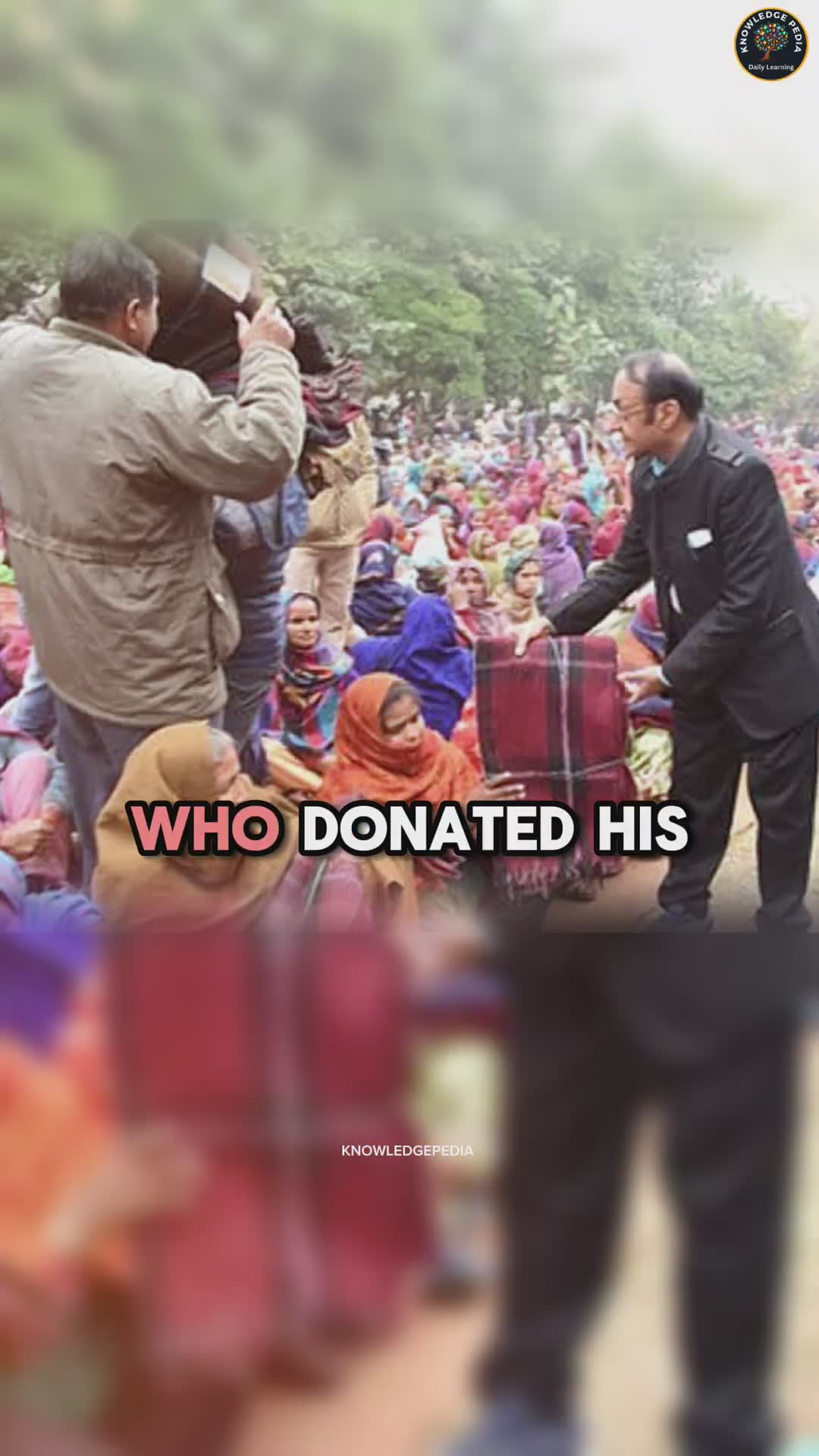 He Gave Away $72 Million