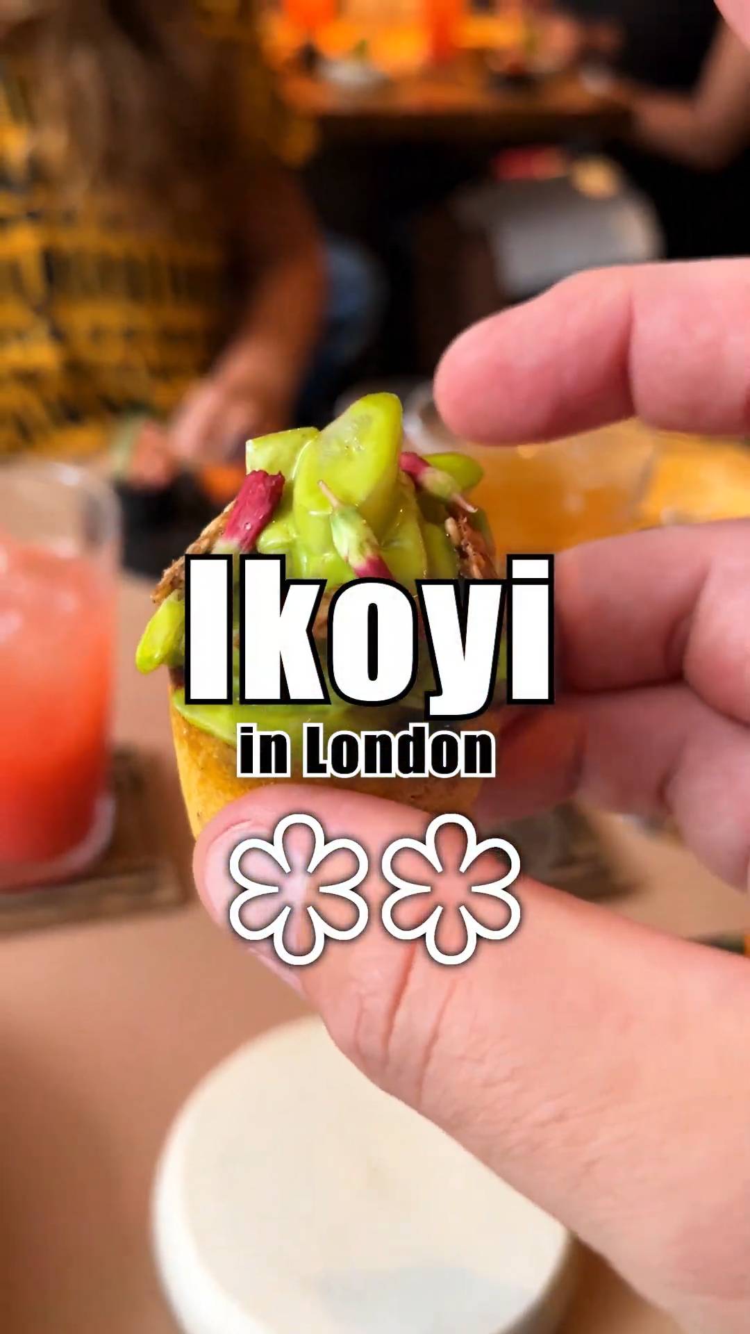 Slik ser et måltid ut på den to Michelin-stjerne Ikoyi i London