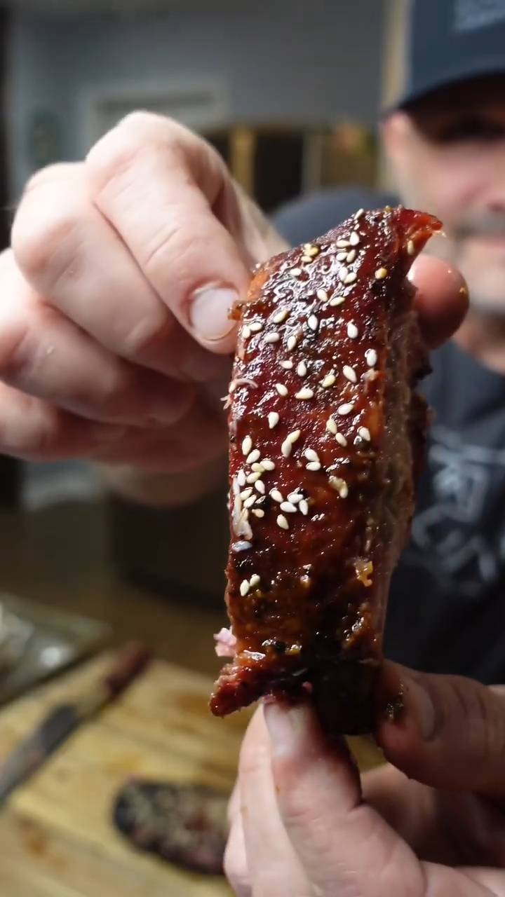Sweet Teriyaki Smoked Ribs