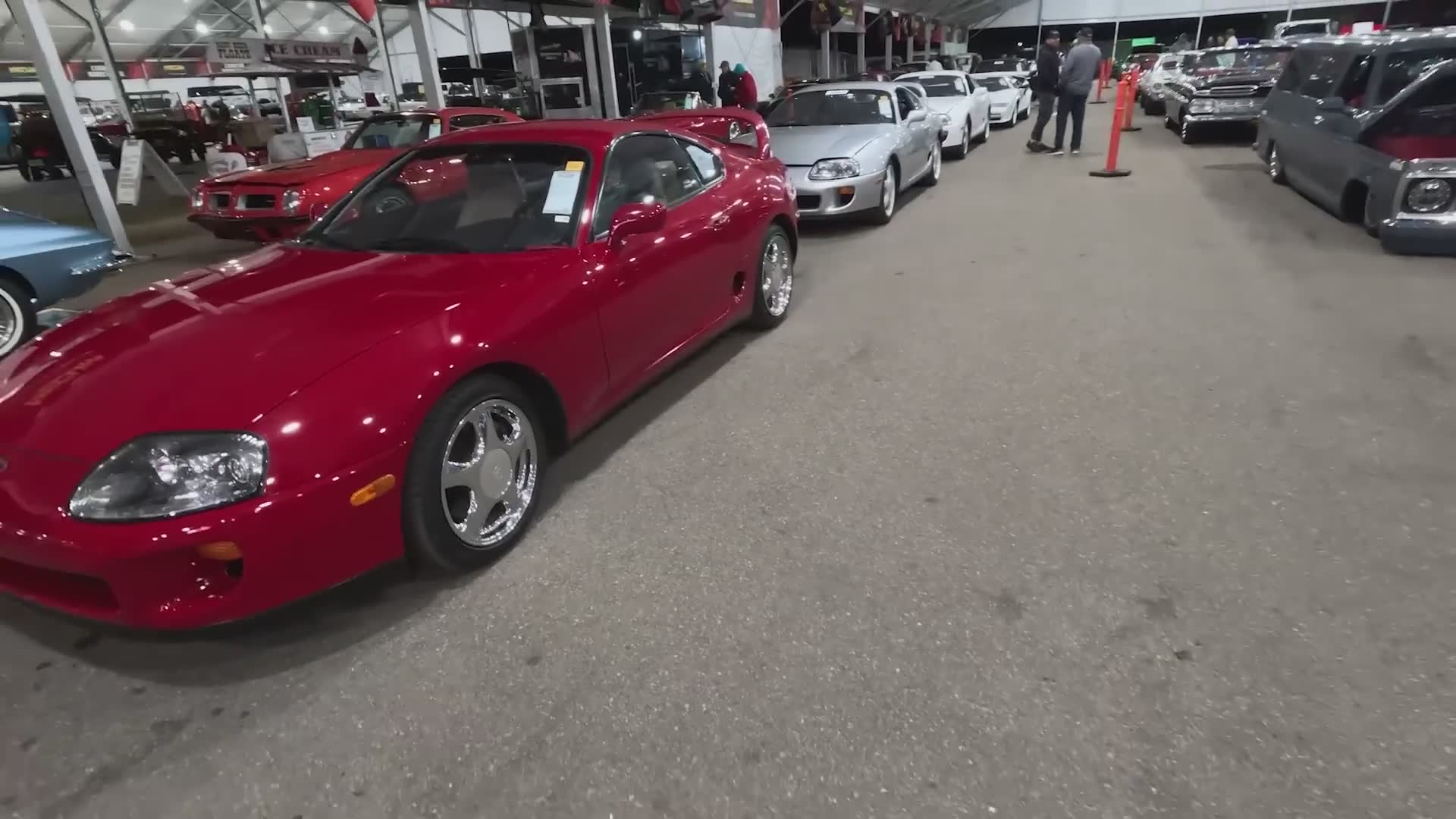 Has the supra market finally dropped three near brand new Toyota Supras run though auction?