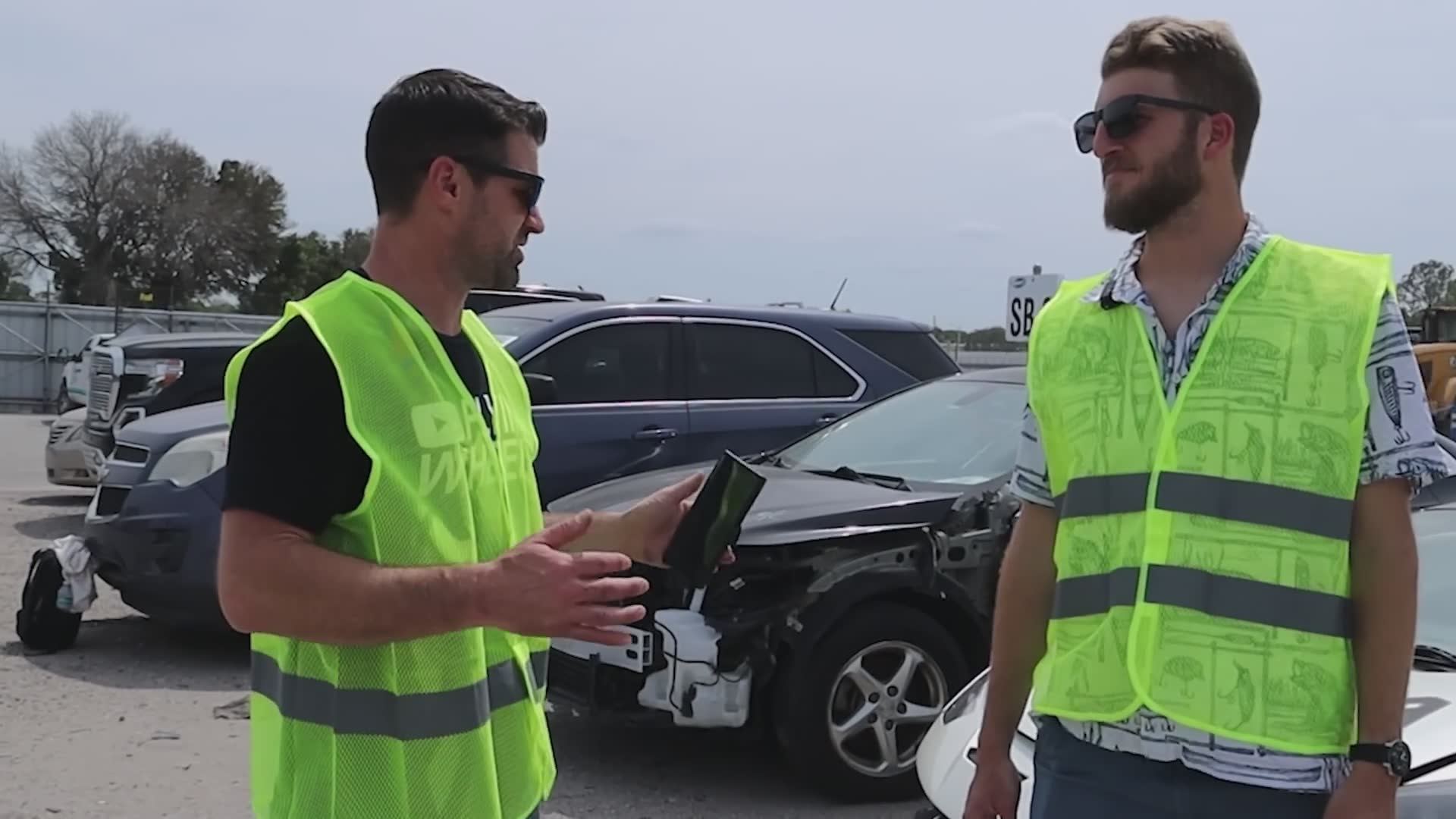 We found the famous crashed and stolen Lamborghini Aventador