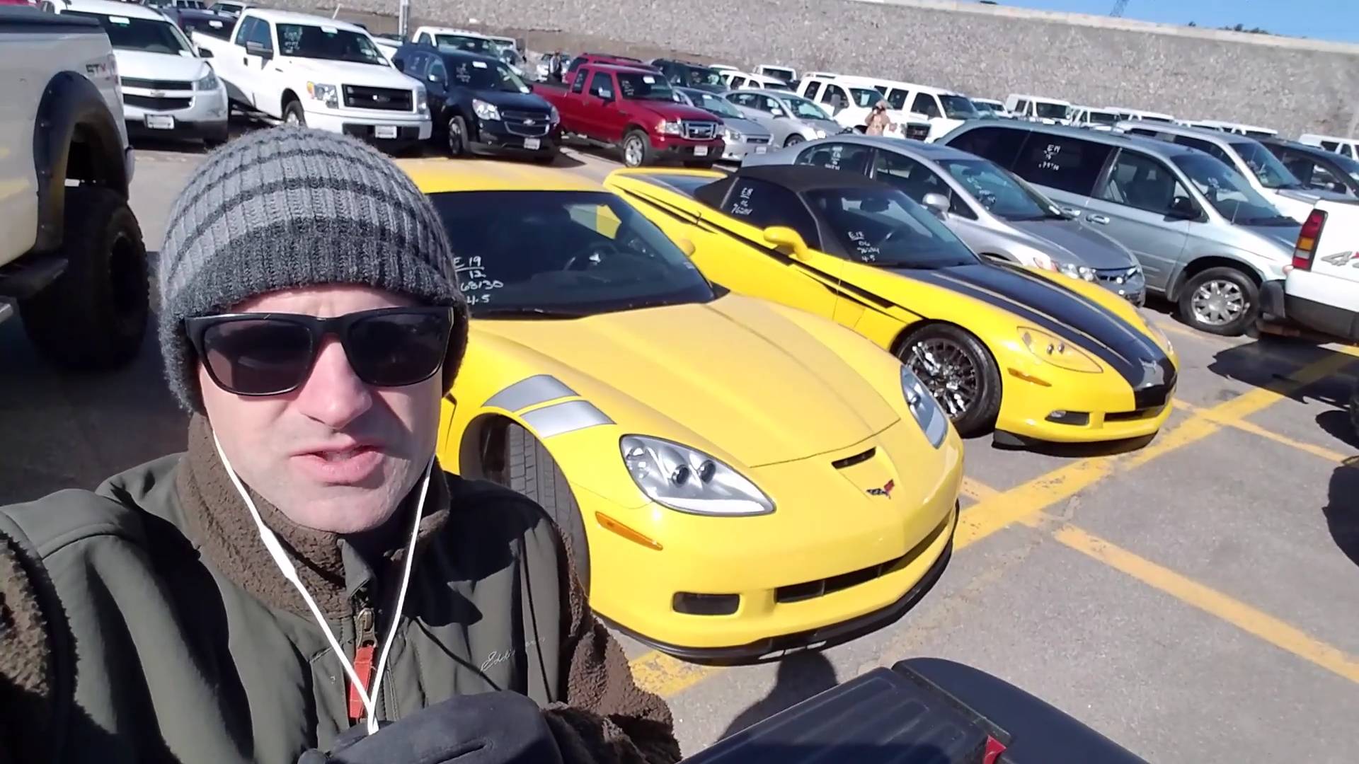 Chevy Corvette is how much at a wholesale auction?