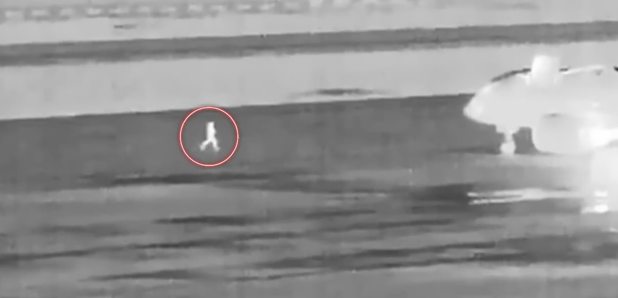 Final hours of a man chasing a moving plane