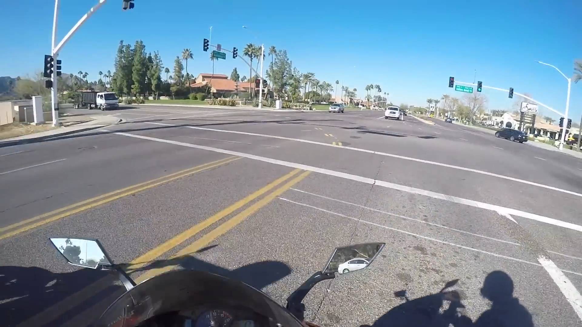 We witnessed a crash