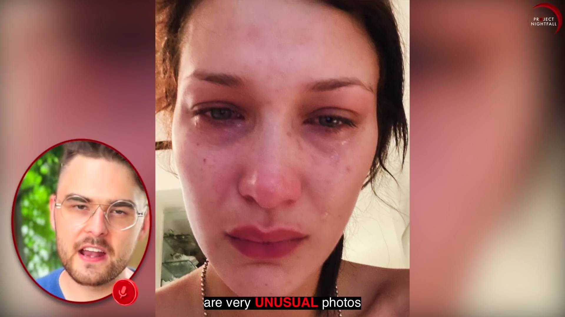 Why supermodel Bella Hadid posted ugly crying photos