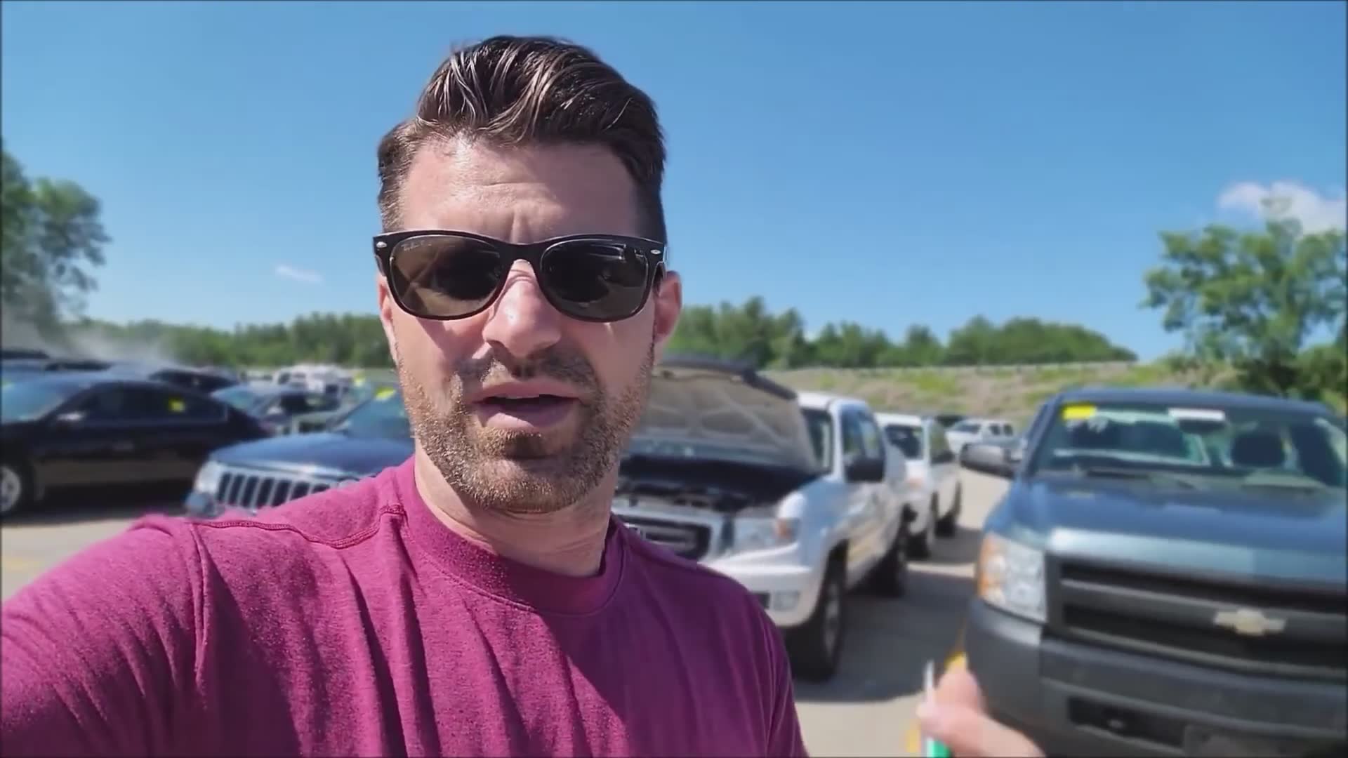 Auction day flipping $400 to a Ferrari
