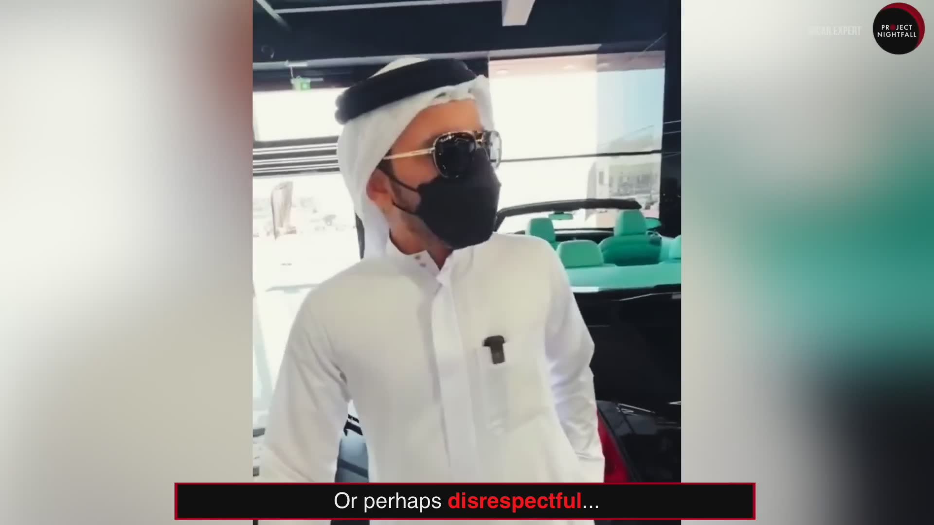 He made fun of Emiratis, until this happened