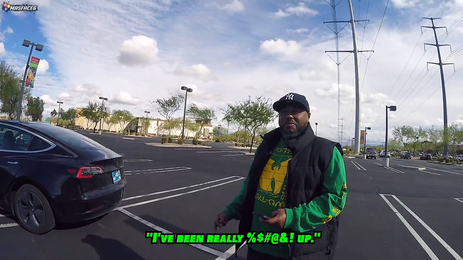 Guy shows me his self-driving Tesla