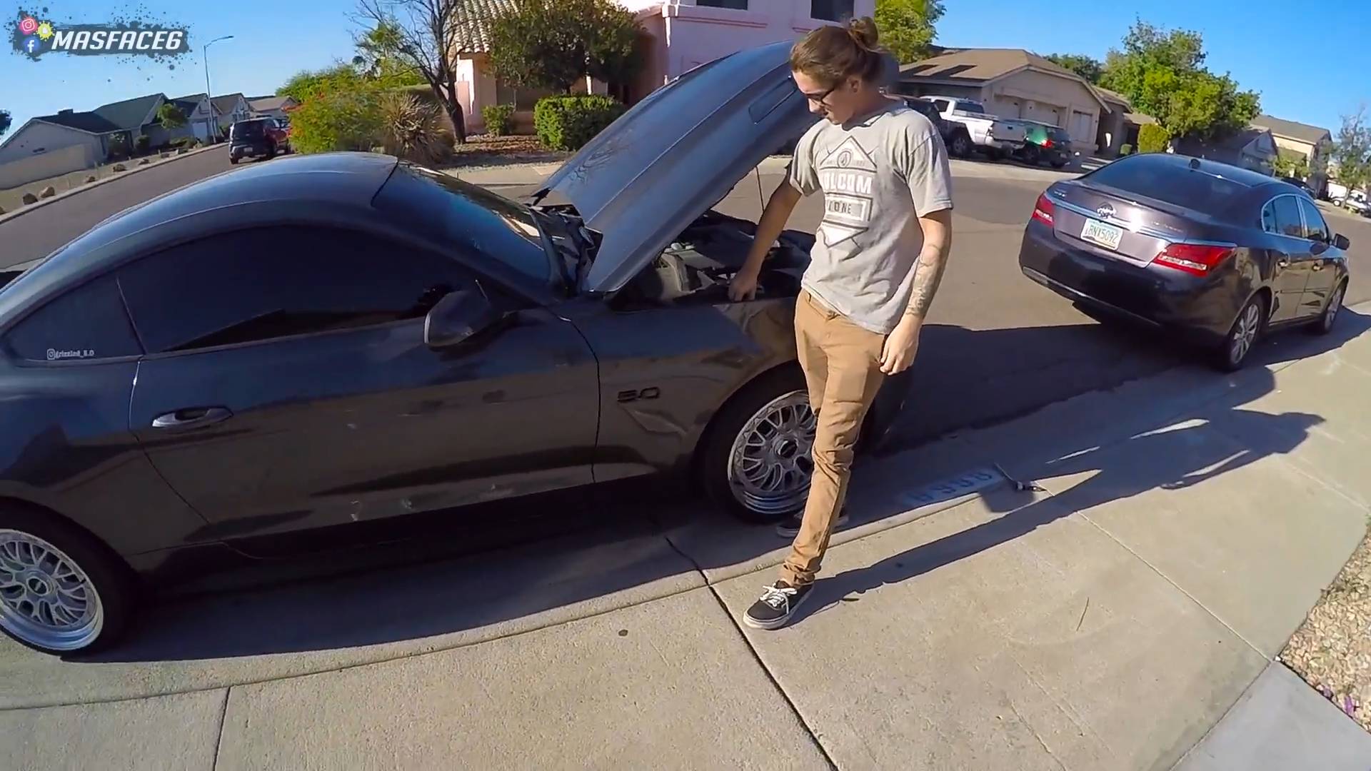 His iPhone controls his Mustang