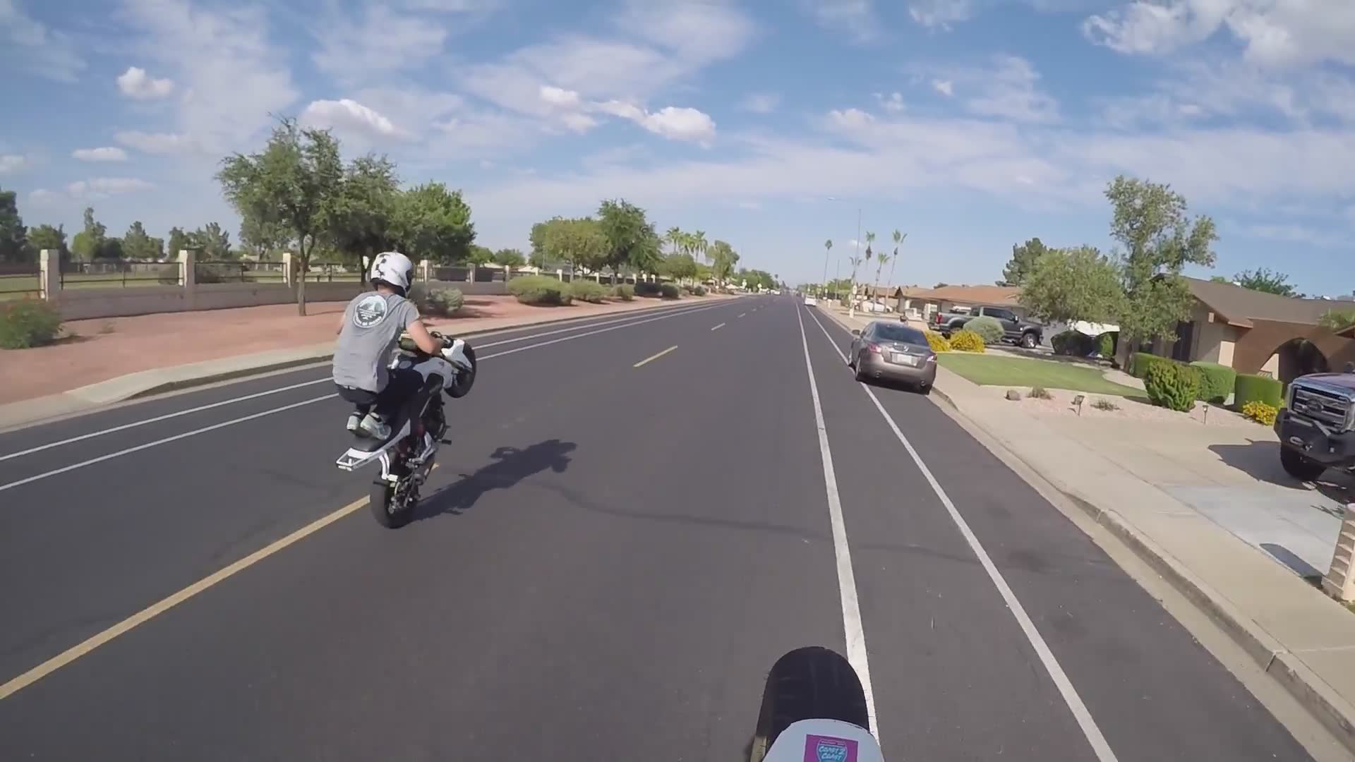 Don't ride a motorcycle like this